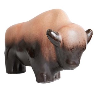 HKliving Ceramic Bull Woondecoratie By Otto Keramik Bronze