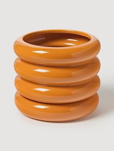 Kleine plantenpot Rudi van keramiek, H 16 cm