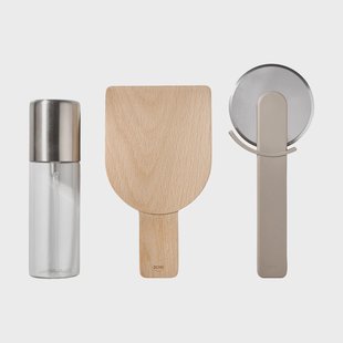 Zone Denmark Single pizzaset 3-delig Soft taupe