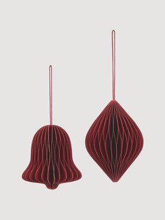 Kerstboomhangers Christmas Mix, 2-delig