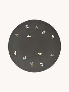 Rond katoenen kerstboomkleed Deer