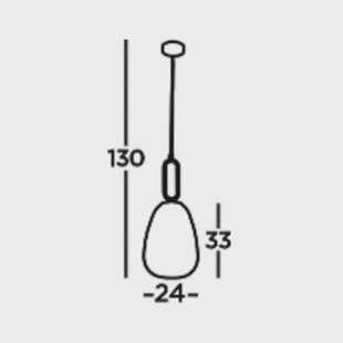 Searchlight Hanglamp Elixir, nikkelkleurig/helder, glas, Ø 24 cm, E27