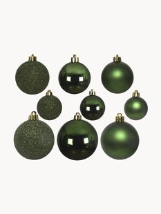 Breukvaste kerstballen Mona, 30-delig