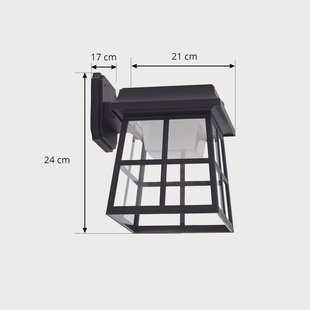 Lindby LED wandlamp Latarka, hoogte 24 cm, sensor