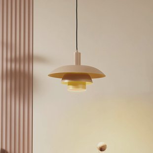 Lindby hanglamp Elorri, beige, Ø 38 cm, metaal