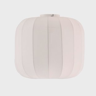 Lindby Helin plafondlamp, wit, stof, Ø 35 cm