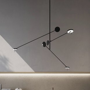 LEDS-C4 LED hanglamp Invisible Triplex, 2.700 K, zwart