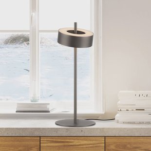 Q-Smart-Home Paul Neuhaus LED tafellamp Q-Rotate donkerbruin 40 cm