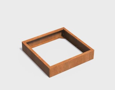 Cortenstaal plantenbak CARREZ Connect 100x100x20cm.