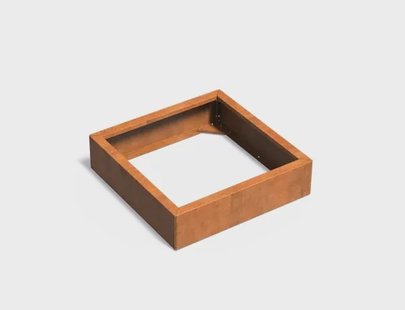 Cortenstaal plantenbak CARREZ Connect 80x80x20cm.