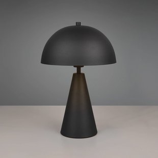 Trio Lighting Alfie tafellamp, mat zwart, metaal, E27