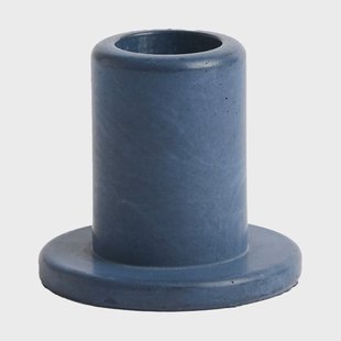 HAY Tube kandelaar beton 5,5 cm Midnight blue