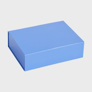 HAY Colour Storage XS doos met deksel 16,5x22,5 cm Vibrant blue