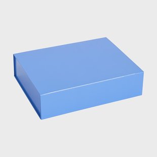 HAY Colour Storage S doos met deksel 25,5x33 cm Vibrant blue