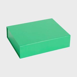 HAY Colour Storage S doos met deksel 25,5x33 cm Vibrant green