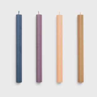 HAY Hexagon Candle kaarsen mix 4-pack Dark