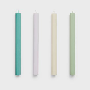 HAY Hexagon Candle kaarsen mix 4-pack Pastel