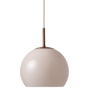 Frandsen Ball Glass Hanglamp&Oslash;18 Sand Grey
