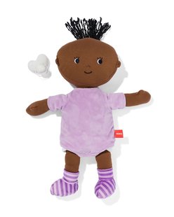 HEMA Knuffel babypop lila