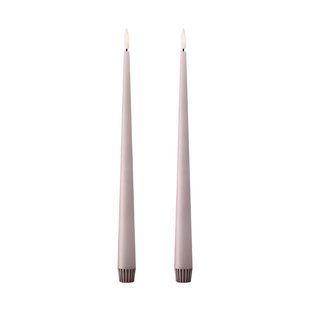 ester & erik ester & erik taper kaars LED 2-pack 52 Soft Rose , 30 cm