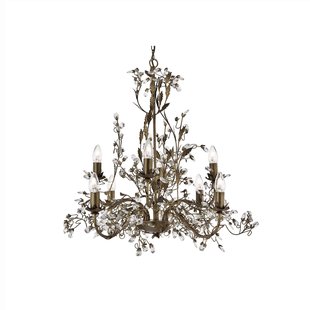 Searchlight Almandite - luster - Ø 74 x 133 cm - bruin en goud