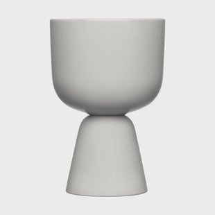 Iittala Nappula pot Ø12,5 cm h19 cm Lichtgrijs