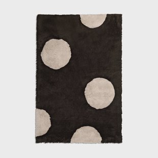 Ogeborg ODC Dot Big Scale wollen vloerkleed Brown beige, 300x400 cm