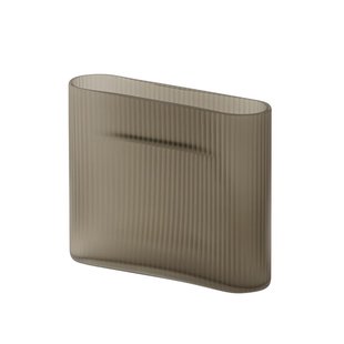 Muuto Ridge Frosted Vaas H17 Taupe