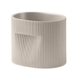 Muuto Ridge Bloempot H15 Beige