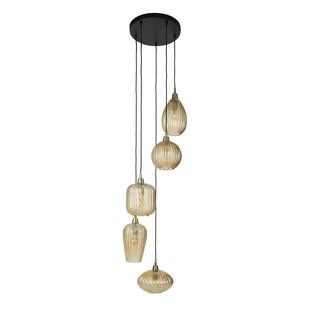 Vico Dot Pattern - hanglamp - 120 x 40 x 150 cm - amber