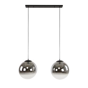 Vico Bubble Shaded XL - hanglamp - 110 x 40 x 150 cm - zwart