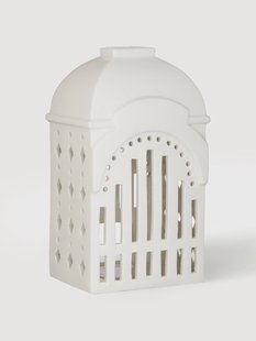 Handgemaakte lichthuisje Urbania van keramiek