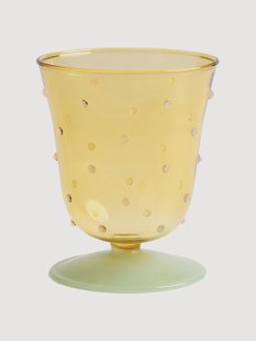 Handgemaakte borosilicaatglazen tumblers Dot, 2-delig