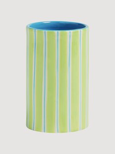 Handbeschilderde porseleinen vaas Ray, H 13 cm