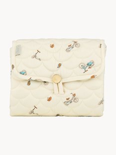 Aankleedmat Bicycles van biokatoen