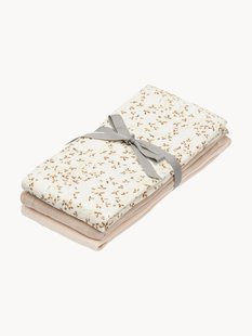 Hydrofiele doeken Lierre van biokatoen, 3-delig