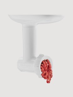Vleesmolenopzetstuk KitchenAid van kunststof