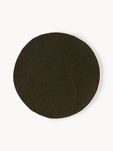 Rond wollen vloerkleed Eleni, handgetuft