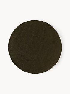 Rond wollen vloerkleed Eleni, handgetuft