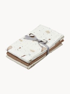 Mousseline doekjes Dreamland van biokatoen, 3-delig