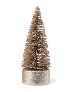 HEMA Kerstsboom goud met lichtjes (goud)