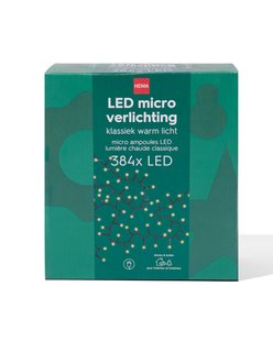 HEMA Lichtsnoer 12.66m met 384 micro LED lampjes voor binnen en buiten (wit)