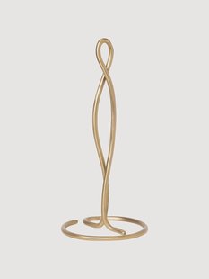 Handgemaakte keukenrolhouder Curvature van metaal