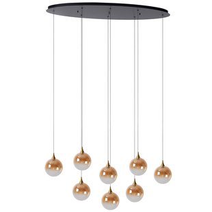 Lucide Gisela 8 Cluster Hanglamp LED Ovaal Amber