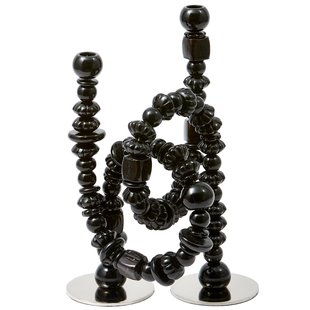 POLSPOTTEN Beads Kralen Kandelaar Black