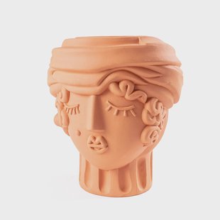 SELETTI Magna Graecia Vrouwenvaas, hoogte 33 cm, terracotta