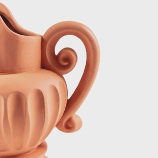SELETTI Magna Graecia Caraffa vaas, hoogte 33 cm, terracotta