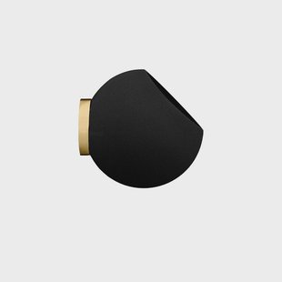 AYTM Globe wandpot, Ø 17 cm, zwart, aluminium