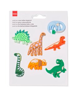 HEMA Patches letter klapkrat dino