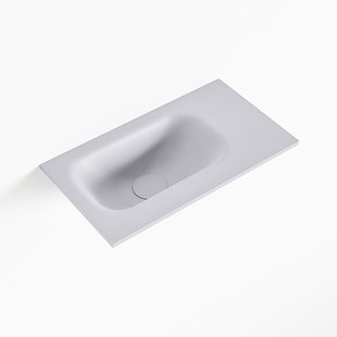 MONDIAZ EDEN Cale solid surface inleg wastafel voor toiletmeubel 40cm. Positie wasbak links